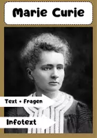 Vorschau - Arbeitsblätter - Marie Curie: Eine Biographie + 6 Fragen - Deckblatt
