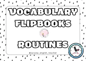 Vista previa - Manualidades / Dibujos para colorear - DAILY ROUTINES FLIPBOOK - página 1