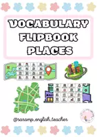 Vista previa - Manualidades / Dibujos para colorear - PLACES IN THE CITY FLIPBOOKS - Portada