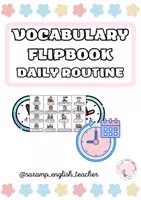 Vista previa - Manualidades / Dibujos para colorear - DAILY ROUTINES FLIPBOOK - Portada