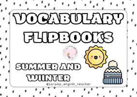 Vista previa - Manualidades / Dibujos para colorear - SUMMER VS WINTER FLIPBOOKS - página 1