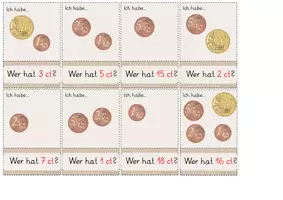 Vorschau - Spiele - Geld - Spiel "Ich habe... Wer hat?" (Euro und Cent im ZR 20 / 100) - Seite 2