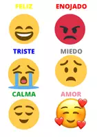 Vista previa - Tarjetas / Manipulativos - Aprender y expresar emociones - Tarjetas y hojas de trabajo - Portada