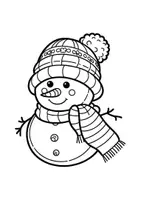 Vorschau - Arbeitsblätter - 50x winterliche Ausmalbilder für die Grundschule - Seite 2