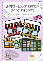 Vorschau - Präsentationen/Tafelbilder - Shops/Läden Blanco (beschriftbar) - Deckblatt