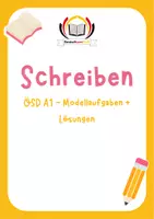 Vorschau - Test - ÖSD A1 Schreiben – Komplettpaket mit Modellaufgaben und Musterlösungen - Deckblatt