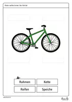Vorschau - Arbeitsblätter - Materialpaket Fahrradteile und verkehrssicheres Fahrrad - Seite 3