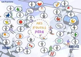 Aperçu - Apprentissages en autonomie - Jeu - Fractions - Page de couverture