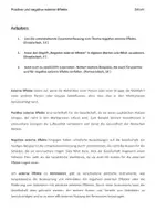 Vorschau - Arbeitsblätter - Positive und negative externe Effekte - Deckblatt