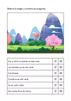 Vista previa - Hojas de trabajo - CUADERNO 2 DE COMPRENSIÓN LECTORA CON RESPUESTAS DE SÍ O NO - página 2