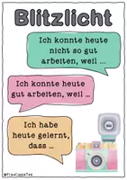 Vorschau - Poster - Poster "Blitzlicht" - Methode zur Reflexion - Seite 1