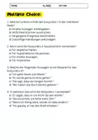 Vorschau - Arbeitsblätter - Konjunktiv I und Konjunktiv II Deutsch indirekte Rede - Seite 3