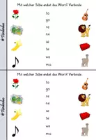 Vorschau - Arbeitsblätter - Miniheft Silben lesen 3 (Endsilben) - Seite 3