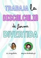 Vista previa - Refuerzo / NEE / Materiales de apoyo - Cuaderno DISCALCULIA (+50 actividades) - Portada