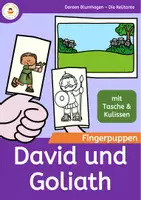 Vorschau - Mal- und Bastelvorlagen - David und Goliath - Fingerpuppen zur Bibel - Deckblatt