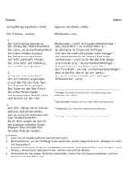 Vorschau - Arbeitsblätter - Frühlingsgedichte 17. Jahrhundert - Deckblatt