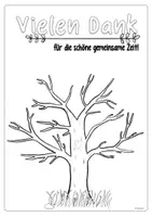 Vorschau - Mal- und Bastelvorlagen - Abschiedsgeschenk Baum - Fingerabdrücke - Seite 3