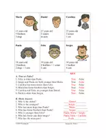 Vorschau - Arbeitsblätter - English Comparatives & Superlatives Partner Activity (Englisch als Fremdsprache) - Seite 1