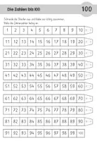 Vorschau - Arbeitsblätter - Zahlenstrahl bis 100 - Rennbahn 100 (Tafelmaterial und Arbeitsblätter) - Seite 2