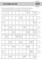 Vorschau - Arbeitsblätter - Zahlenstrahl bis 100 - Rennbahn 100 (Tafelmaterial und Arbeitsblätter) - Seite 3