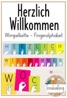 Vorschau - Poster - Deutsches Fingeralphabet - Gebärden - GESAMTPAKET - Seite 1