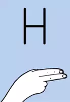 Vorschau - Anderer Materialtyp - Herzlich Willkommen - Wimpelkette - Fingeralphabet - Seite 3