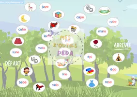 Aperçu - Apprentissages en autonomie - Jeu lecture 2 syllabes simples - Page de couverture