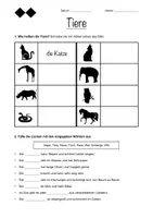 Vorschau - Arbeitsblätter - Materialpaket - DaZ: Tiere - Seite 3