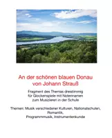 Vorschau - Anderer Materialtyp - An der schönen blauen Donau Glockenspiel dreistimmig - Deckblatt
