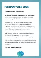 Vorschau - Spiele - Periodensystem - Bingo! Spiel (Chemie, Biologie) - Seite 1