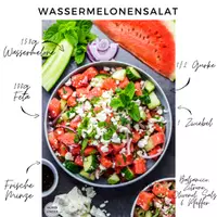 Vorschau - Anderer Materialtyp - Wassermelonensalat - Deckblatt