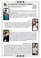 Vorschau - Arbeitsblätter - Bericht - Diebstahl: aus Zeugenaussagen einen Bericht schreiben mit Lösung (Klasse 6/7/8) - Deckblatt