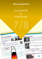 Vorschau - Stundenentwürfe - Metall - Grundstoffe & Halbzeuge - Deckblatt