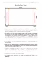 Vorschau - Arbeitsblätter - Shuttle Run Test Materialpaket (Beep-Test) - Seite 1