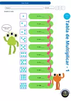 Vista previa - Hojas de trabajo - Tablas de Multiplicar para niños individuales - página 3