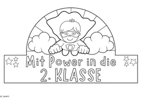Vorschau - Mal- und Bastelvorlagen - Schuljahresende & Schuljahresstart: Heldenkrone | Bastelvorlagen - Seite 2