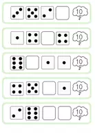 Vorschau - Spiele - Würfelaugen- Fächer: Ergänzen bis 10/20 - Seite 3