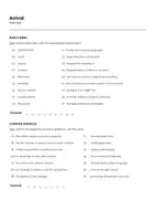 Aperçu - Feuilles d'exercices - Arrival (fiches de travail en anglais sur le film) - Page 1