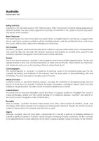 Aperçu - Feuilles d'exercices - Australia (fiches de travail en anglais sur le film) - Page de couverture