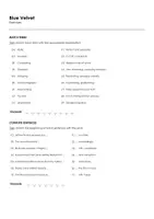 Aperçu - Feuilles d'exercices - Blue Velvet (fiches de travail en anglais sur le film) - Page 1