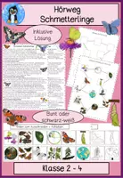 Vorschau - Arbeitsblätter - Schmetterlinge - Deckblatt
