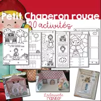 Aperçu - Feuilles d'exercices - Cahier d´activités - Petit Chaperon rouge - Page de couverture