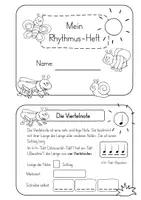 Vorschau - Anderer Materialtyp - "Mein Rhythmus-Heft" mit Lösungen (Notenlehre) - Seite 2