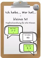 Vorschau - Spiele - Ich habe..., wer hat...? - kleines 1x1 - Deckblatt