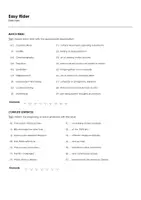 Aperçu - Matériel pour travaux manuels / dessin - Easy Rider (fiches de travail en anglais sur le film) - Page 2