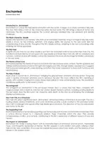 Aperçu - Matériel pour travaux manuels / dessin - Enchanted (fiches de travail en anglais sur le film) - Page de couverture