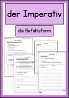 Vorschau - Unterrichtsreihen - der Imperativ - Deckblatt