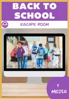 anteprima - Esercizi - Back to School math escape room prima media 🇬🇧 - Pagina di copertina