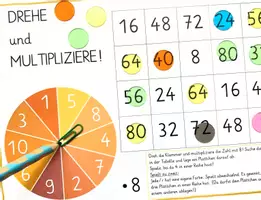 Vorschau - Unterrichtsreihen - Einmaleins von 8 - Dreh und multipliziere! - Seite 1