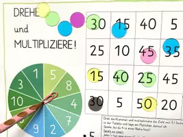 Vorschau - Unterrichtsreihen - Einmaleins von 5 - Dreh und multipliziere! - Seite 1